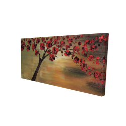 Red flowers tree