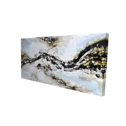 Abstract and texturized paint splash