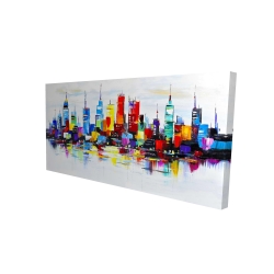 Abstract and colorful city