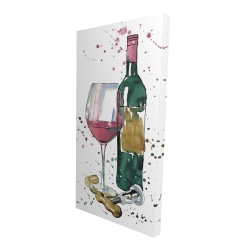 Bouteille de vin rouge