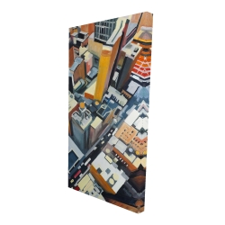 High top view of buildings in new york