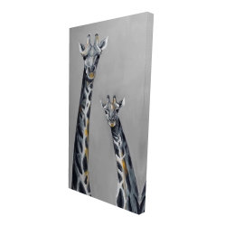 Girafes bleu acier