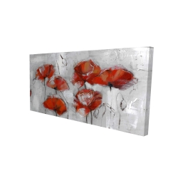 Abstract poppies