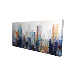 Texturized abstract city