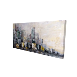 Abstract cityscape in the morning