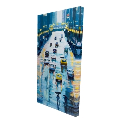 Rainy streets of new york