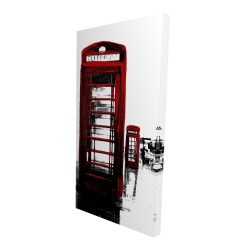 Telephone box and big ben of london