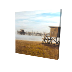 Lifeguard tower at the beach