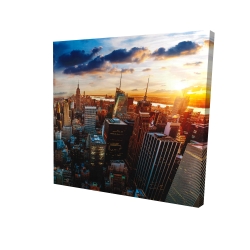 City of new york by dawn