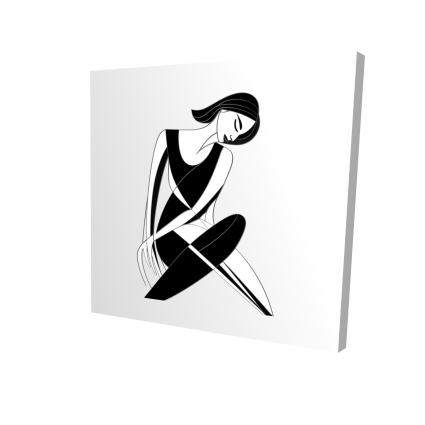Sitting woman