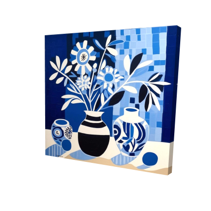 Blue vases