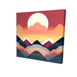 Symmetrical mountain