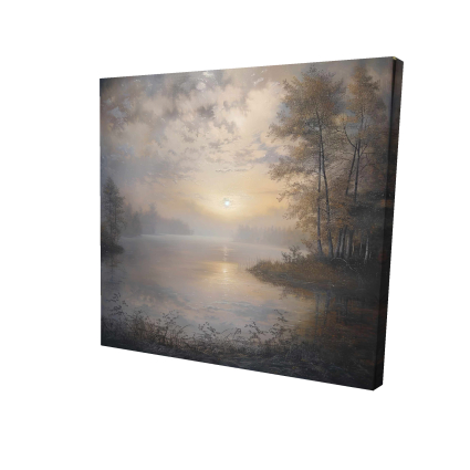 Misty sun