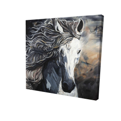 Front wild horse
