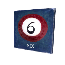 Boule de billard no6