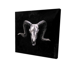 Ram skull grunge style