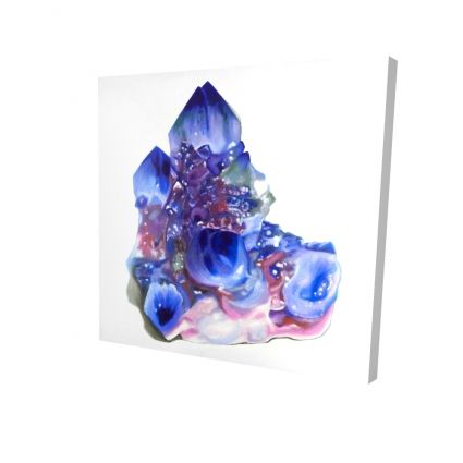 Cristal de quartz bleu et violet