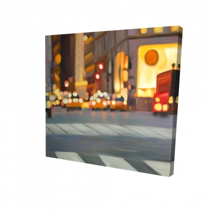 Blurred view of new york