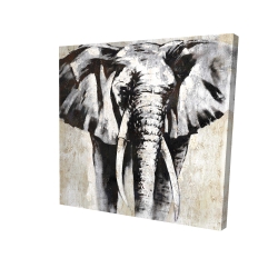 éléphant en beige