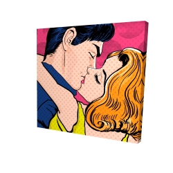 Couple de style pop art