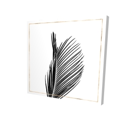 Areca palm with gold line