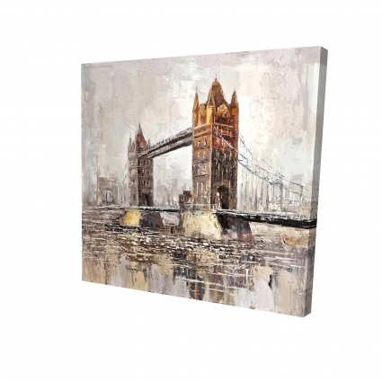 Le tower bridge par un jour gris