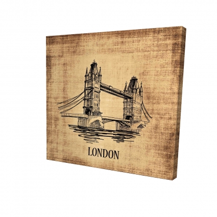 Tower bridge illustration