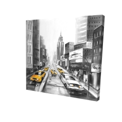 Taxis jaunes à new-york