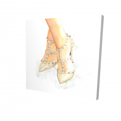 Studded high heels