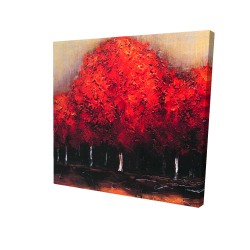 Red dark trees
