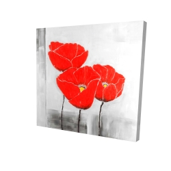 Three poppies