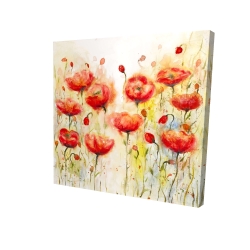 Red flowers garden