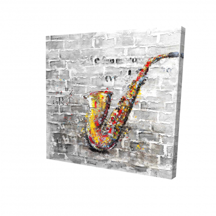 Graffiti d'un saxophone