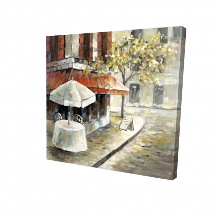 Rue déserte et ensoleillée