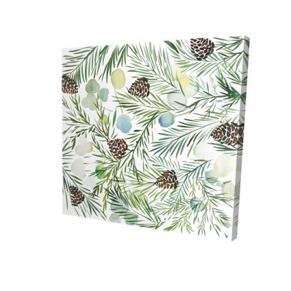 Motif cocotte de pins