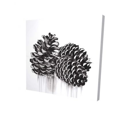 Trois petites cocottes de pin
