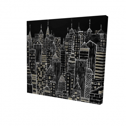 Illustrative city towers
