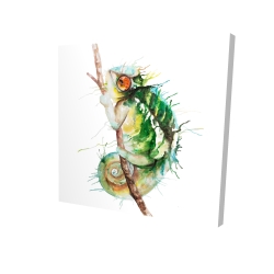 Watercolor chameleon
