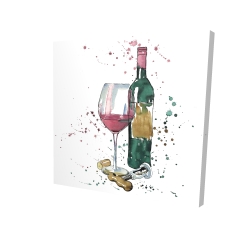 Bouteille de vin rouge