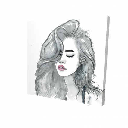 Beautiful female hair