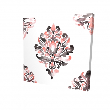Coral baroque ornament