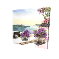 Vue sur la mer méditerranée