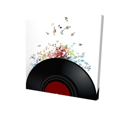 Notes d'un disque vinyle