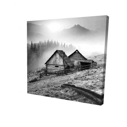 Mountain carpathian village