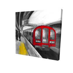 Waiting subway