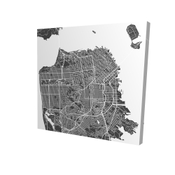 San francisco graphic map