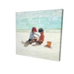 Fillettes à la plage