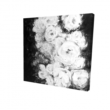 Monochrome rose garden