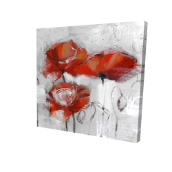 Abstract poppies