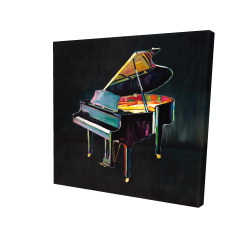 Colorful realistic piano